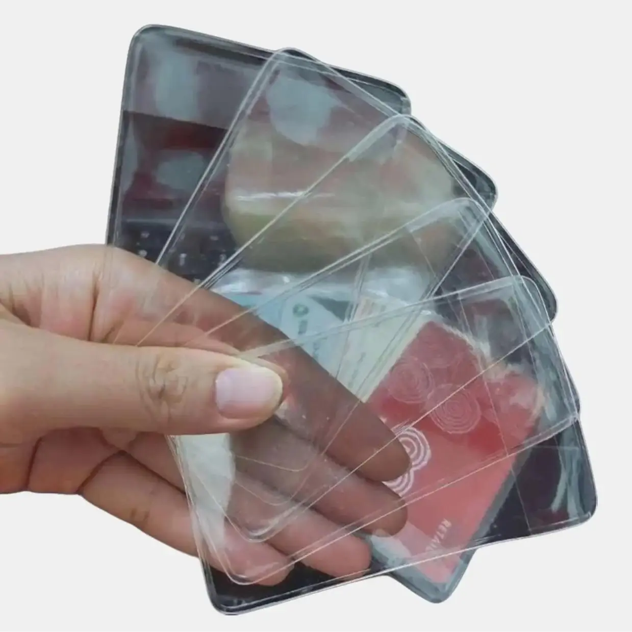[Miễn Ship] Combo 10 Bọc chống Xước chip CCCD,thẻ ATM, Bằng lái xe...- Nhựa PVC