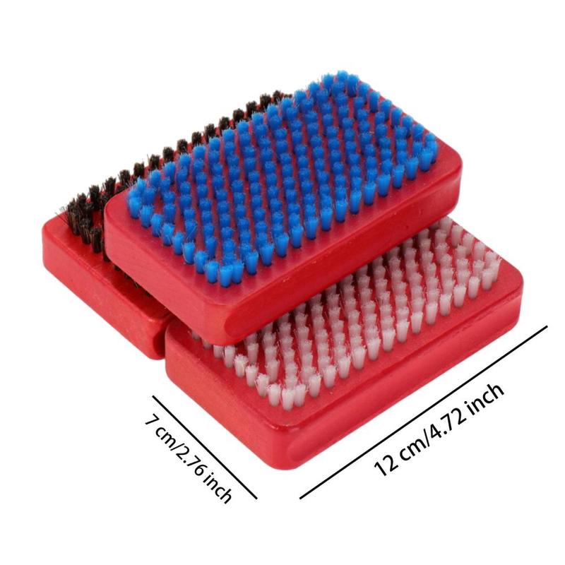 Product Introduction of 3Pcs Snowboard Wax Brush Kit Maintenance Maintenance Tool Ski Wax Brush Kit 0