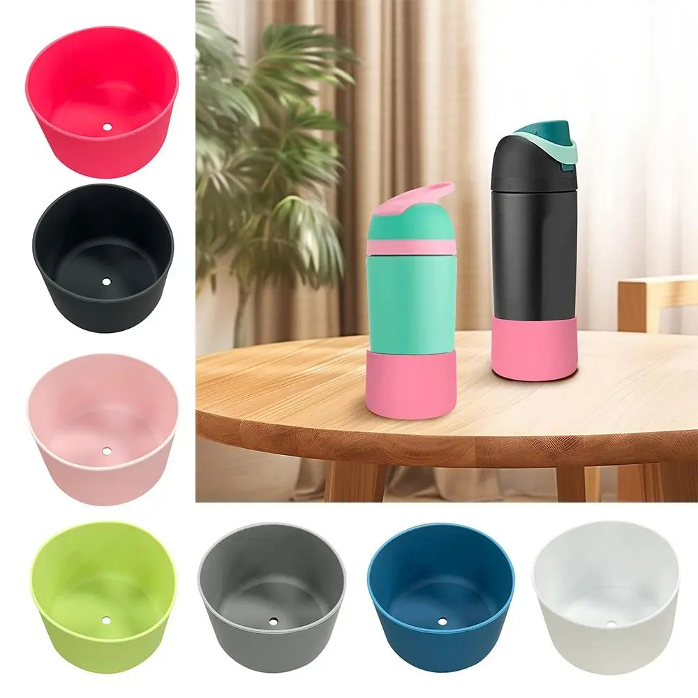 3pcs Accessories Protective Water Bottle Boot Food Grade BPA Free Water Bottle Sleeve Shockproof Bottle Bottom Protector for Owala