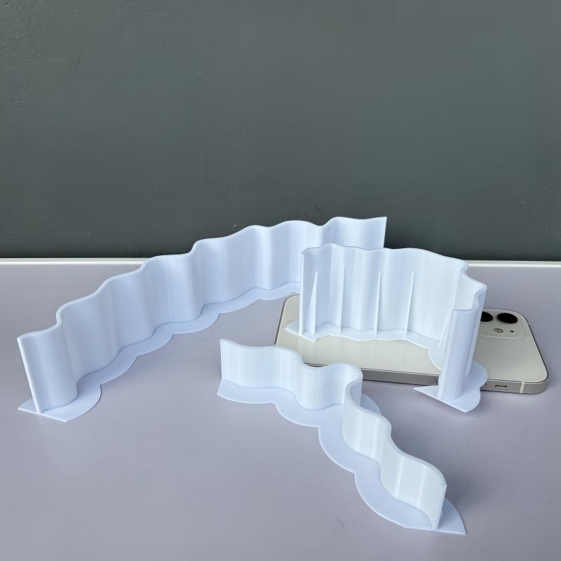 3D Printed Fish Tank Decoration board, 3 Counts/set Artificial Hill Shaped Decoration board, Fish & Shrimp Habitat board, Aquarium Decoration 6