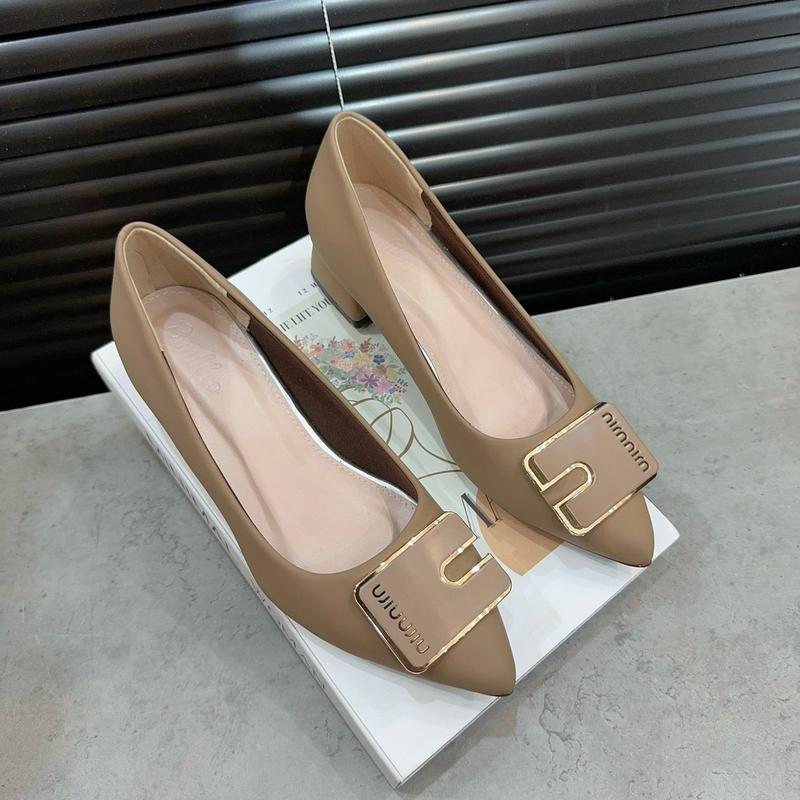 GIÀY CAO GÓT NỮ BÍT MŨI KHÓA VUÔNG MŨI NHỌN cao 3P và 5P XINH XẮN - Giày Bánh Bèo mã Miunhon Nhung Cao Su giay bit giay got Shoes