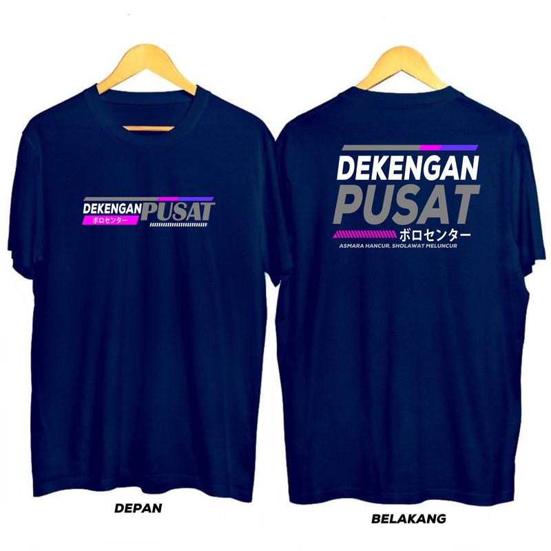 KAOS DEKENGAN PUSAT PRIA LENGAN PENDEK BAHAN KATUN CVC ADEM TIDAK BIKIN GERAH VIRAL TIK TOK Nyaman Distro 4