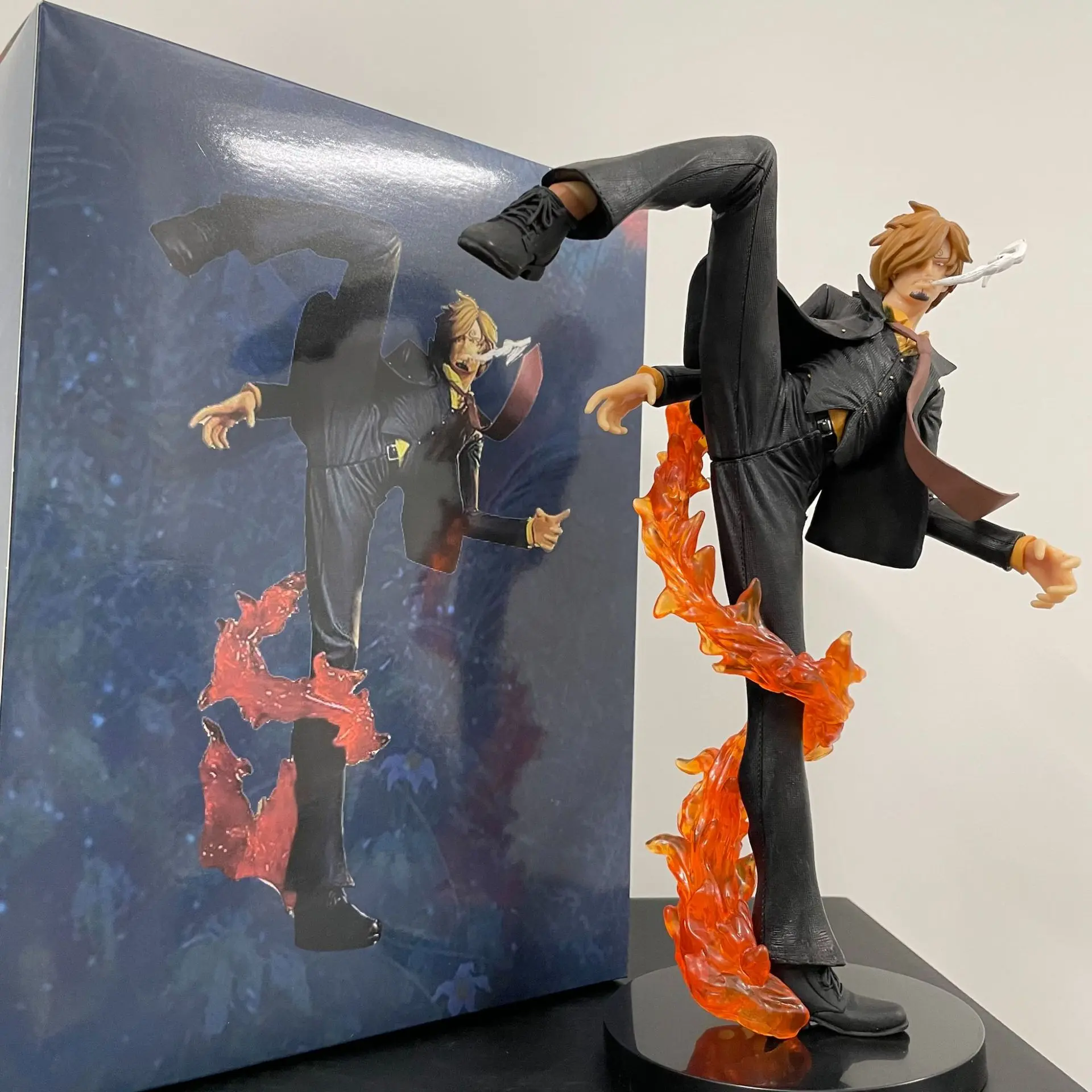 26cm Kick Sanji One Piece Figure GK Luffy,Zoro,Sanji,Ace, sabo，Shanks ...
