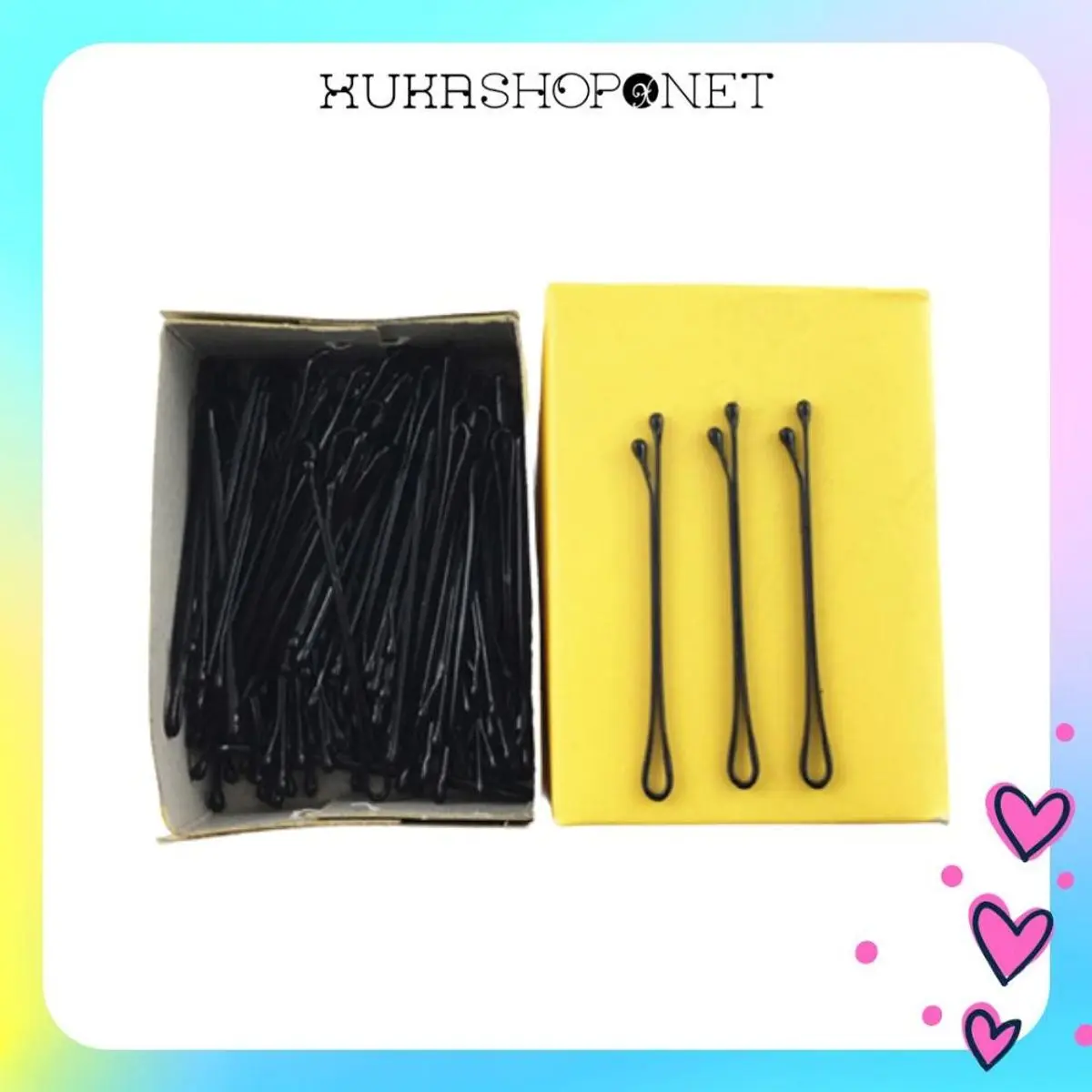 Kẹp ghim tăm cứng chữ Y bằng thép chống gỉ chuyên dùng cho makeup