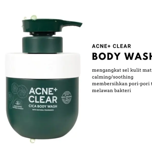 Acne + Clear cica Body wash