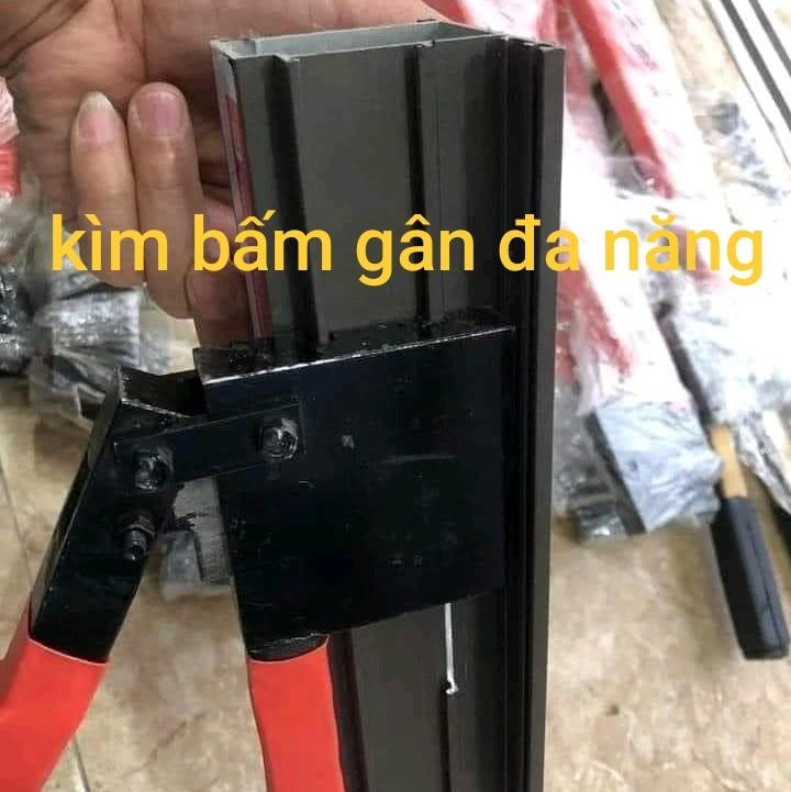 kìm bấm gân cửa nhôm hệ hố chốt chốt sập gân khoá đa năng mô tả video