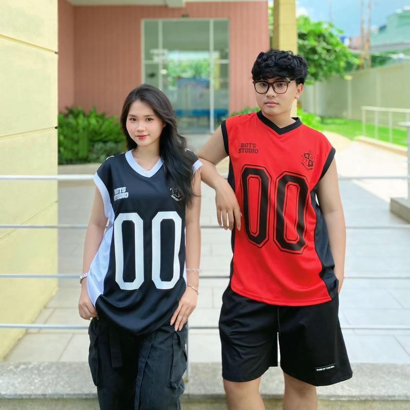 ÁO TANKTOP BÓNG RỔ SỐ 00 FORM OVERSIZE UNISEX RAGE OF THE SEA (ROTS STUDIO)- "TANKTOP SPORT VẢI MÈ THOÁNG MÁT" 8