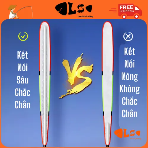Phao Kim Long, Phao Câu Đài Nano Tăm To Dễ Quan Sát, Siêu Nhạy, Dẻo Dai, Chống Nổ Cực Tốt - Lâm Suy 2