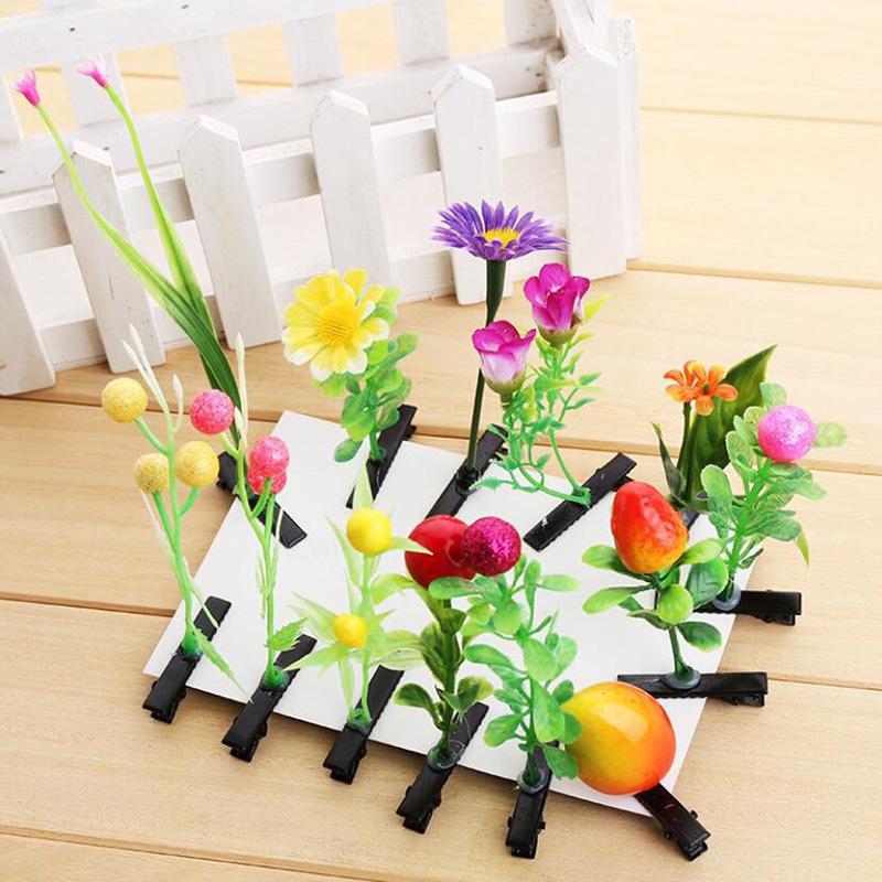 Kẹp Tóc Cỏ, Đầu Dài, Kẹp Tóc Cỏ, Phụ Kiện Tóc Dễ Thương, Bán Vui Nhộn, Bán Chạy 0