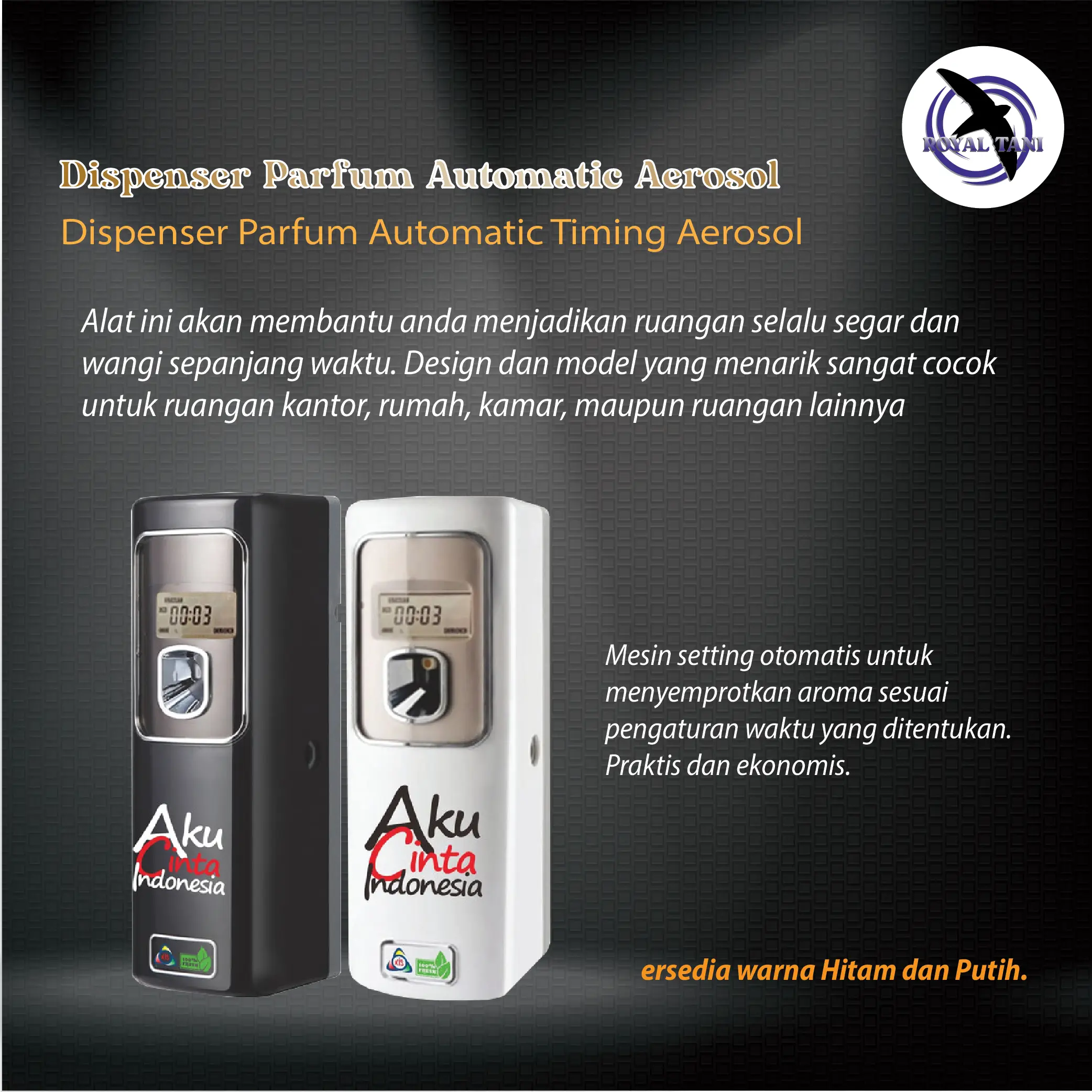 Dispenser Parfum Otomatis | Dispenser Pengharum Ruangan | Mesin otomatis Pengharum Ruangan