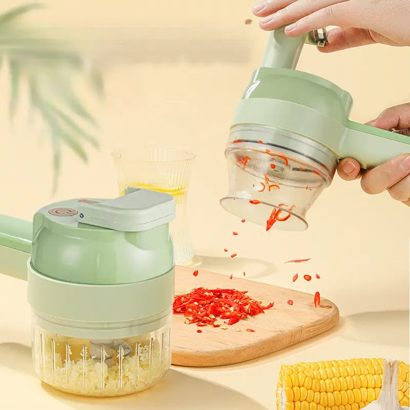 băm thịt điện, đa chức năng, gia dụng, để nghiền tỏi, bổ sung thực phẩm,  nấu ăn cầm tay thái mỡ hạt lựu máy
