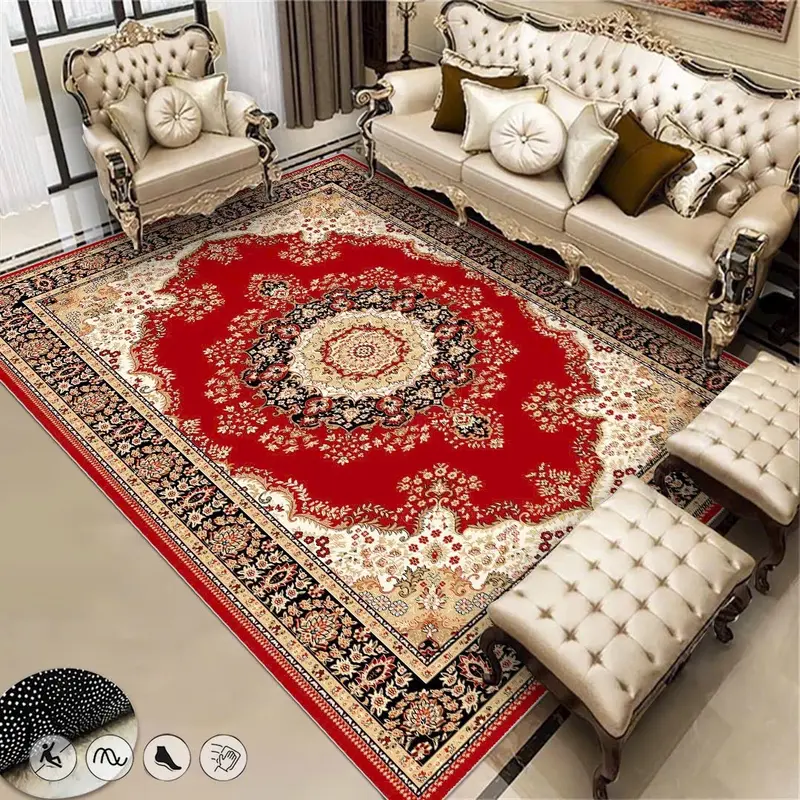 Thảm Trải Sàn Kích Thước To 2M x 3M Đồng Anh Bedding Hoạ Tiết Sang Trọng Trải Phòng Khách Phòng Ngủ Phòng Thờ 6