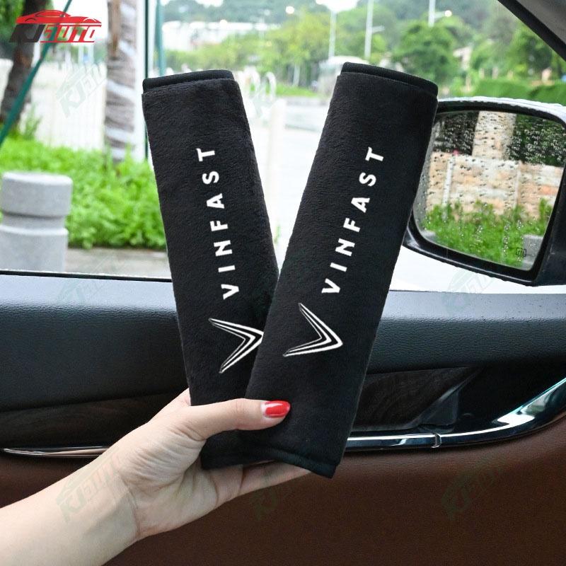 2 Pcs Vinfast Car Seat Belt Shoulder Pads Soft Plush Cool Ice Silk for Vf 8 Vf 9 Vf E34 Lux A Fadil President SA VF E34 Accessories 0