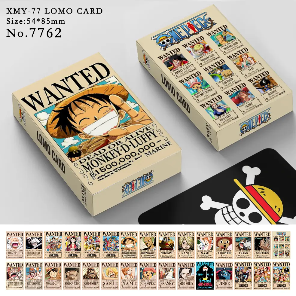 Anime Lomo Card 55Pcs/Box One Piece Lomo Card
