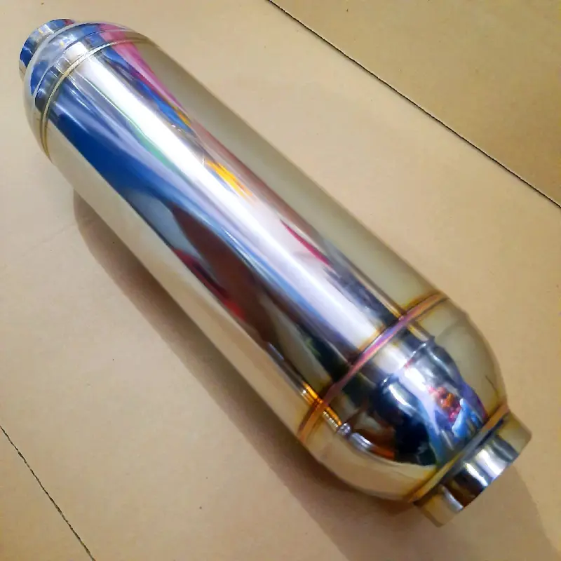 Resonator Mobil Manual Model Kapsul Saringan Scoot Suara Kering Knalpot Motorcycle 2