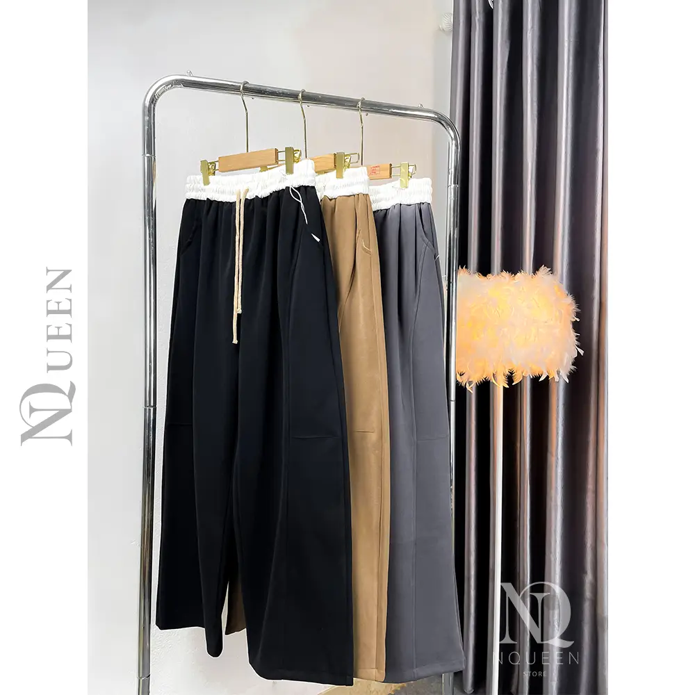 [Có Bigsize] Quần nỉ cạp phối cao cấp NQueen