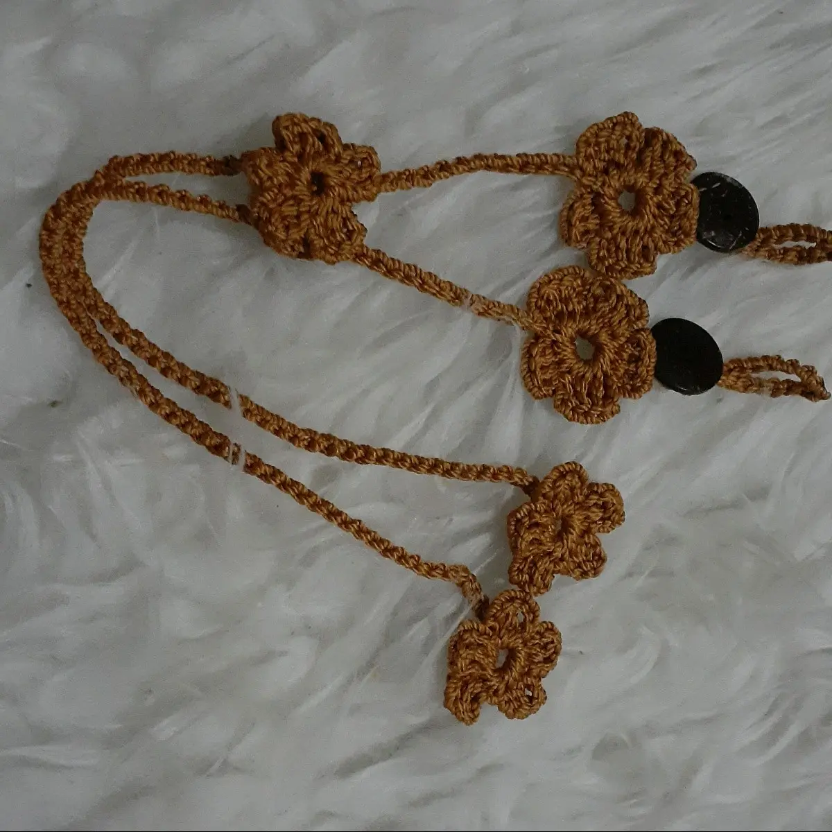 Strap Masker Rajut Single Flower