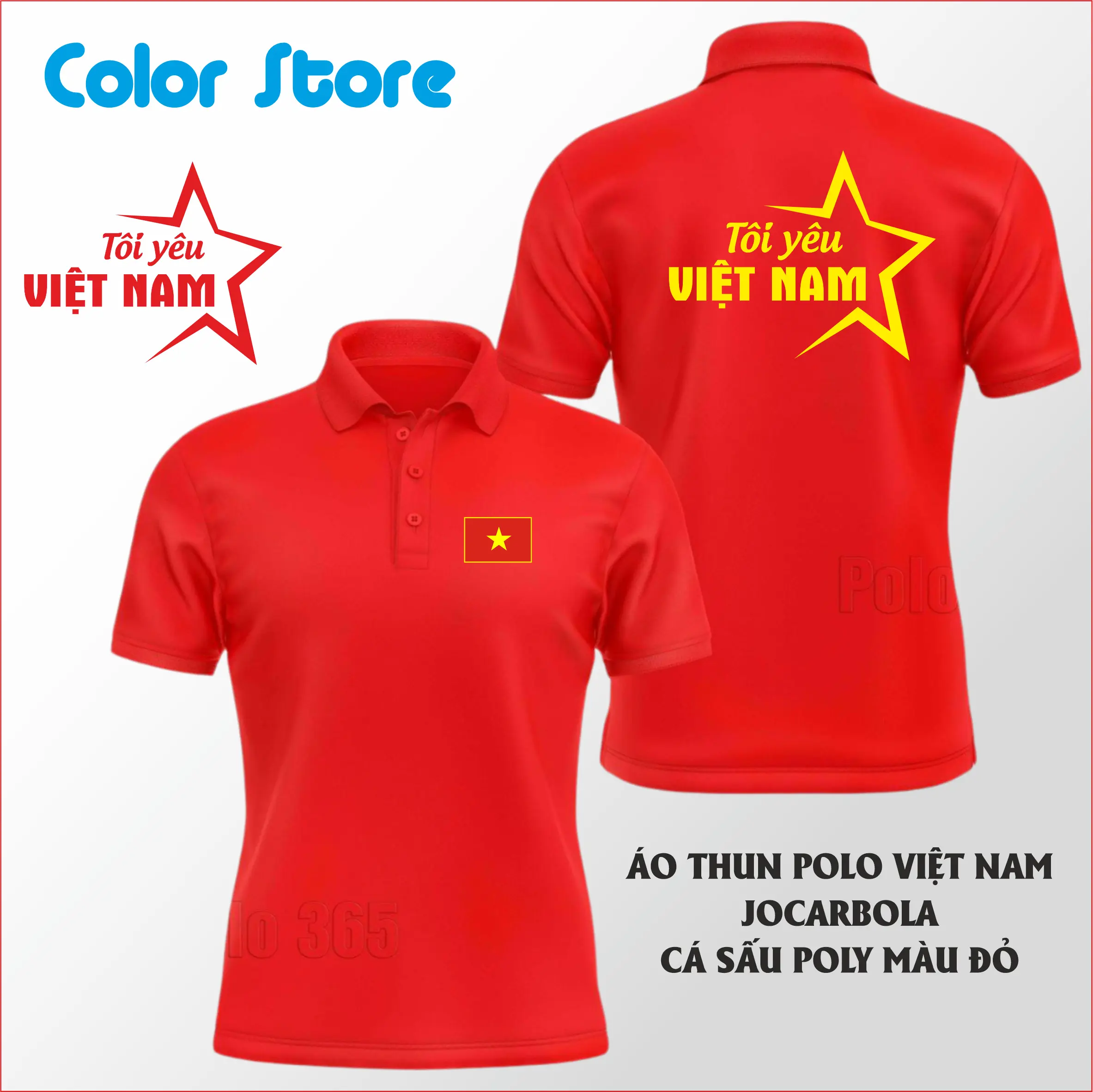 Áo Polo Tôi yêu VIỆT NAM - Áo polo COLOR STORE