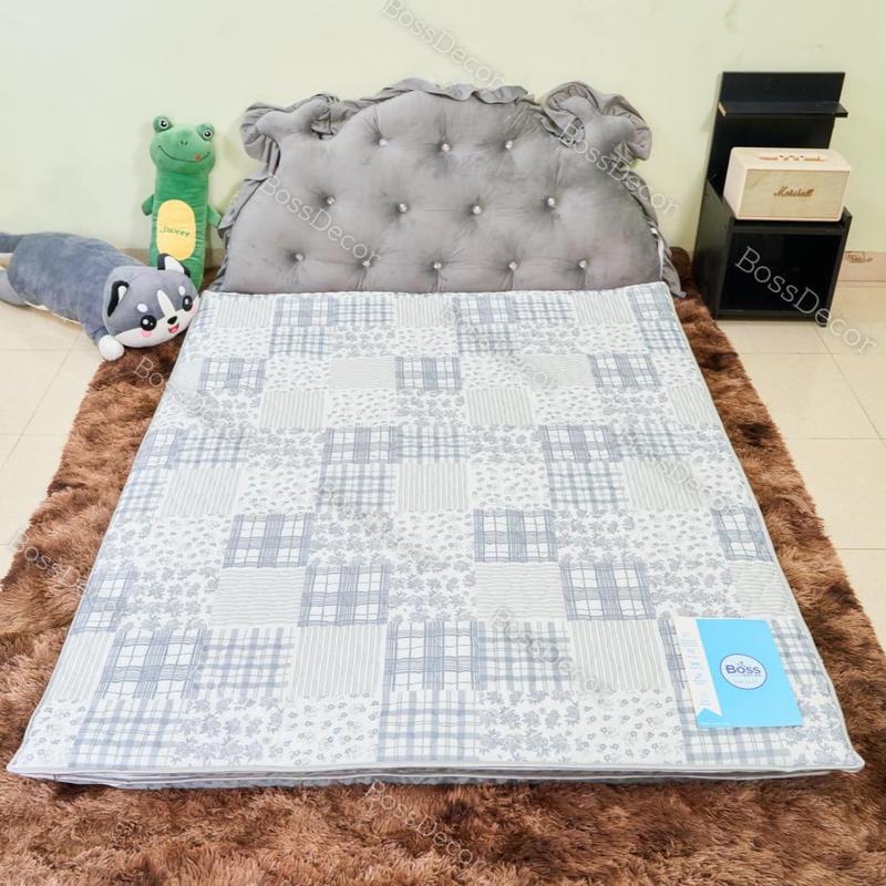 Đệm , Thảm tấm điều hoà tencel  carro nhi êm mềm mịn mát Trải sàn, trải giường , bông tấm Cotton Double