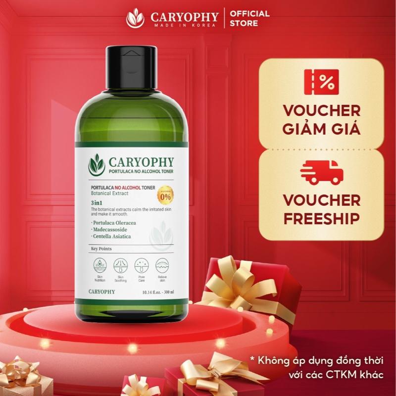 Toner Caryophy Portulaca 300ml – Nước hoa hồng Không Cồn