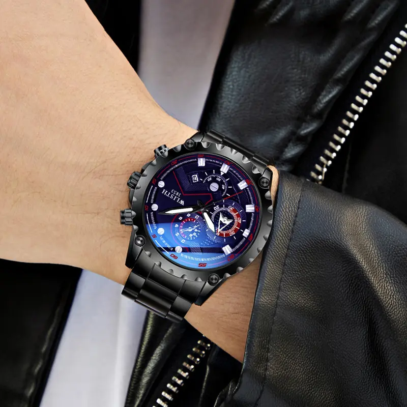 European Watch New Fashion Men's Watch Men's High School Student's Watch Korean Waterproof Luminous Quartz Watch Sports Men's Watch Fashion Watch Retro Watch Couple Watch Love Watch Birthday Watch Student Watch @ 254#
