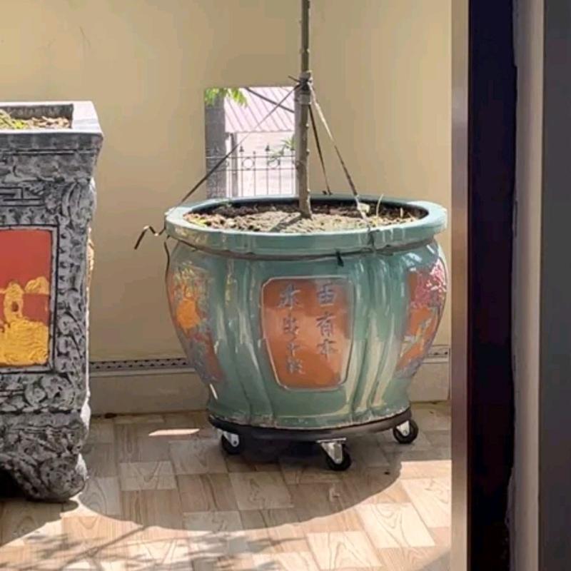 Đế để chậu cây có bánh xe 40cm, kệ giá đỡ chậu hoa cây cảnh bằng sắt sơn tĩnh điện 2