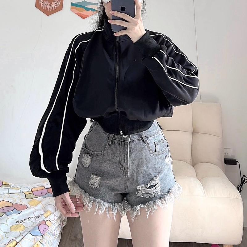 ÁO KHOÁC THUN UMI MÁT , CHẠY VIỀN TAY CỔ TRỤ