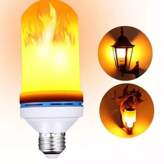 Lampu dekorasi api 9 watt lampu api berkobar ketika dinyalaka - lampu api 1