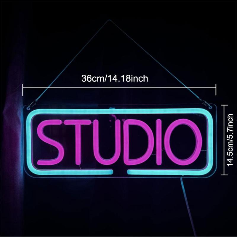 LED Neon Sign Light, Letters Neon Light Sign, Neon Bar Sign Light Up Sign for Beer Bar, Music Studio, Bedroom Wall Decor, Party, Stocking Fillers Gift 1
