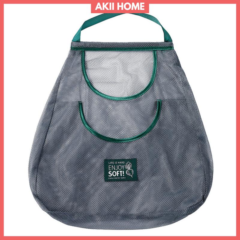  Túi lưới đựng bảo quản hành tỏi ớt rau củ treo tường Akii Home TD68 