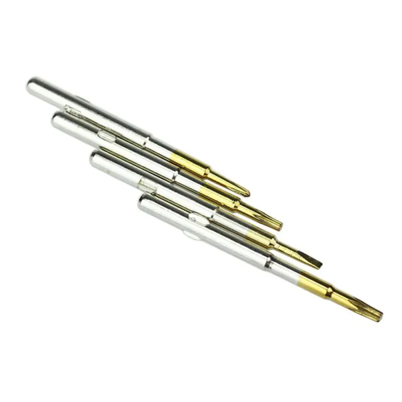 Tuốc nơ vít thép từ tính 5 trong 1, bit, dụng cụ sửa chữa cầm tay cho iPhone , đồng hồ, điện thoại 8