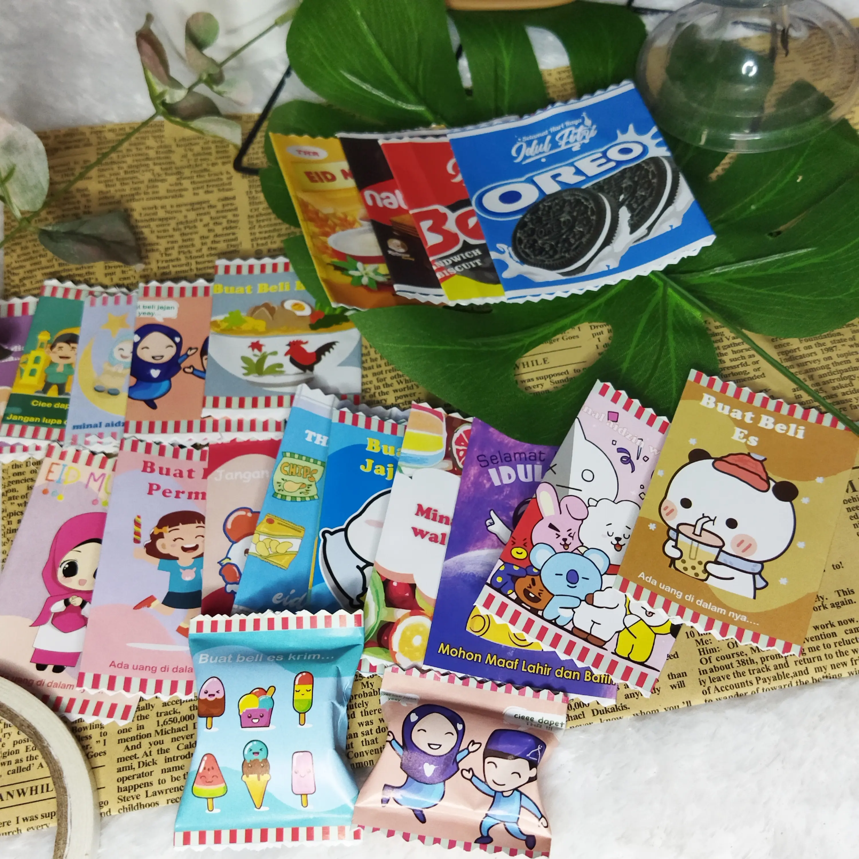 AMPLOP PERMEN ISI 30 PCS || AMPLOP LEBARAN UNIK VIRAL