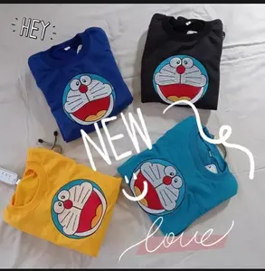 SETELAN JOGER SETELAN TRAINING DORAEMON BORDIR KOMPUTER 1-7 TAHUN Parsel
