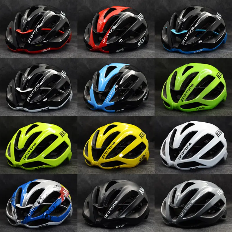 Mũ bảo hiểm đi xe đạp, KASK Protone, Thiết kế One Piece, Siêu nhẹ, Thích hợp cho xe đạp Leo Núi và đua xe đạp đường trường, Màu đỏ, XC Trail, dành cho nam và nữ, Ngoài trời, Còn hàng, Kích thước M: 52-68cm Chạy Xe Đạp Sport Phụ Kiện 2