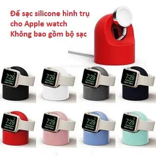 Đế sạc silicon cho apple iwatch 49mm 40mm 41mm 45mm 44mm 42mm 38mm 8 pro 7 6 5 4 SE 3 2 Chân đế lưu trữ để bàn cho iwatc