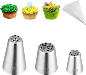 Spuit Rumput Stainless Grass Icing Nozzle Tanpa Sambungan Import Kode 233 234 235 M24