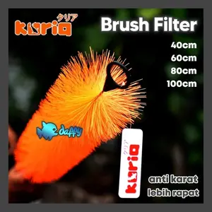 Kuria Brush Filter Sikat - filter mekanis kolam koi akuarium