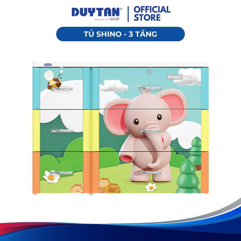 【Live Tủ Shino 3N, tủ nhựa 3 tầng 6 ngăn kéo lớn nhỏ, tủ nhựa phù hợp gia đình, trẻ em, tiện lợi xếp quần áo, lưu trữ vật dụng đa năng, nhựa cao cấp, Nhựa Duy Tân