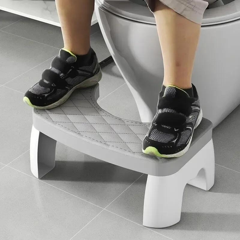 Product Introduction of 1 PCS Toilet Squat Stool Removable Non-slip Toilet Seat Stool Portable Squat Stool Home Adult Bathroom Accessories 6