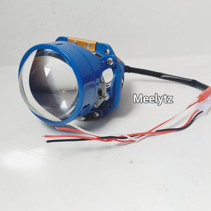 Biled Projector Ayoto 2.5inc Blue Lens 45watt Flat Cut plus devil eye 5