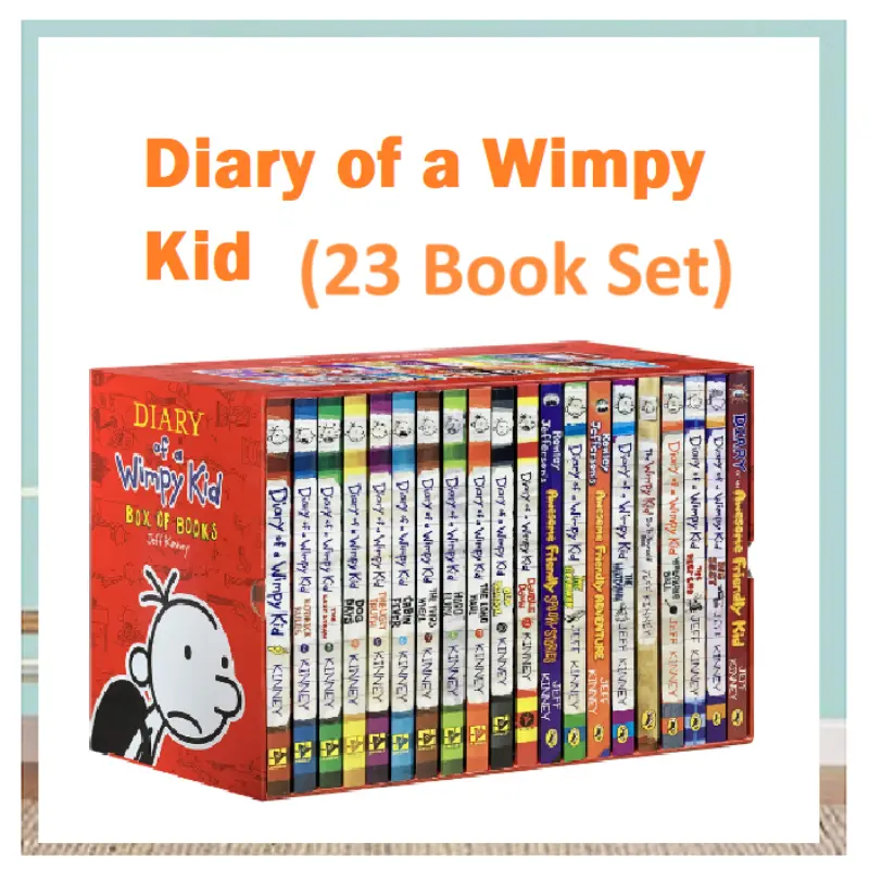 Ori Diary Of A Wimpy Kid Book Set 23 Books  English Children Suitable 8 9 10 11 12 Years Old