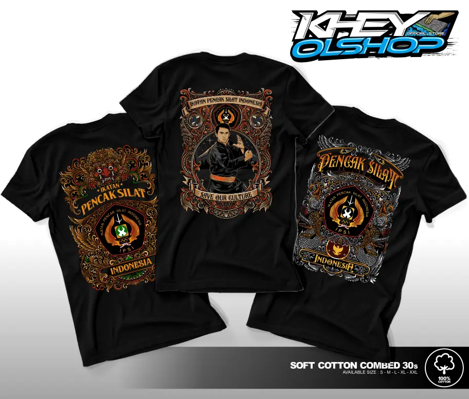 Kaos Baju IPSI Pencak Silat Indonesia Distro Keren Terbaru - KHEYOLSHOP