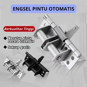 Engsel Penutup Pintu Otomatis / Engsel Pintu Otomatis / Engsel Penutup Pintu Otomatis Metal Engsel Penahan Pintu Engsel 90 Derajat Pintu Tutup Spring Door Closer untuk Layer Pintu