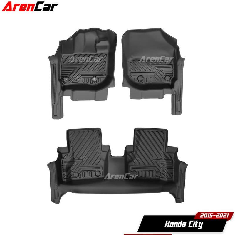 [Aren Car] Thảm Lót Sàn Ô Tô TPE Nhựa Đúc Honda City
