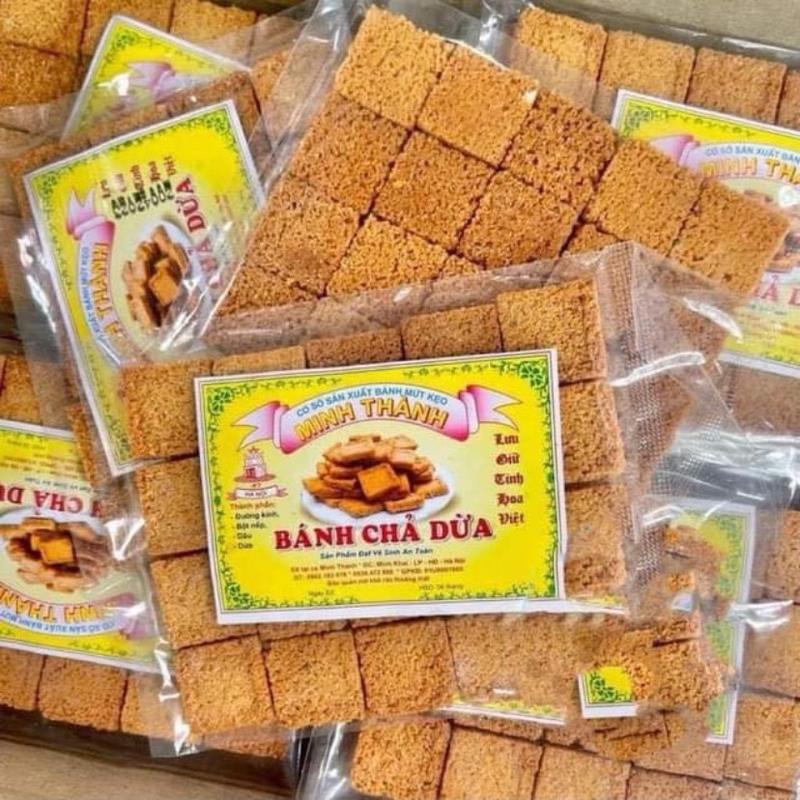 Bánh Chả Dừa - gói 20 miếng - đồ ăn vặt tuổi thơ, thơm ngon ít ngọt 1