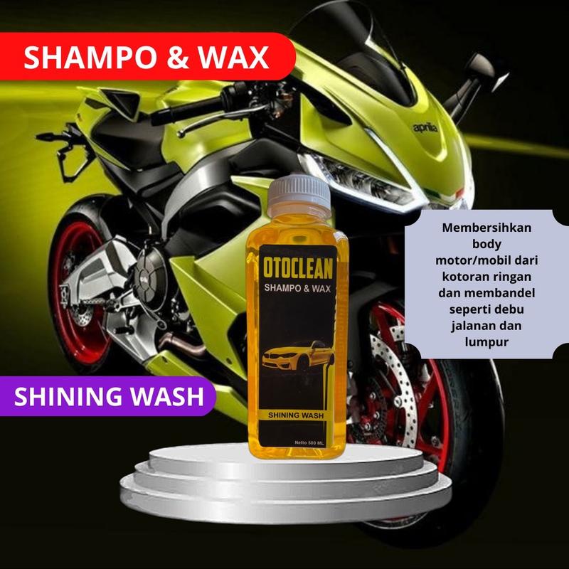 Otoclean Paket Detailing Motor Pengkilap body motor mobil Penghilang Baret Car Kendaraan Microfiber 3