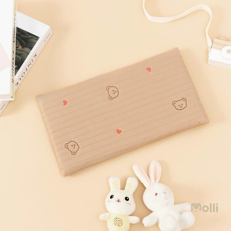 Product Introduction of Gối cao su Molli thêu hình gấu thỏ, gối thông hơi có lỗ thoáng khí cho bé 4