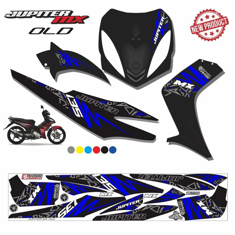 MOITIF TERBARU / STRIPING JUPITER MX LAMA / STIKER STRIPING VARIASI JUPITER MX OLD KARBU 2