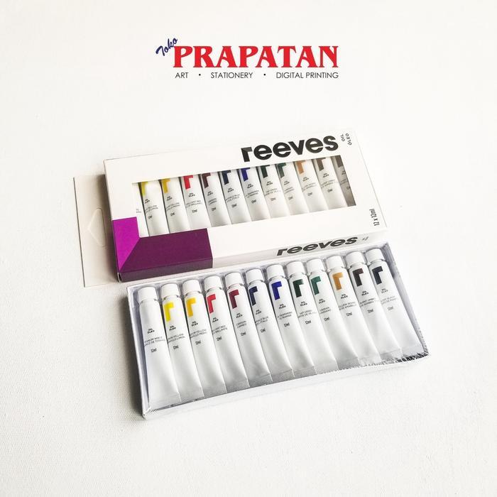 Gambar Reeves Oil Colour set / Cat Minyak Reeves set (12x10ml) - Spesifikasi dari Toko Prapatan_NEW Kota Administrasi Jakarta Timur Tokopedia