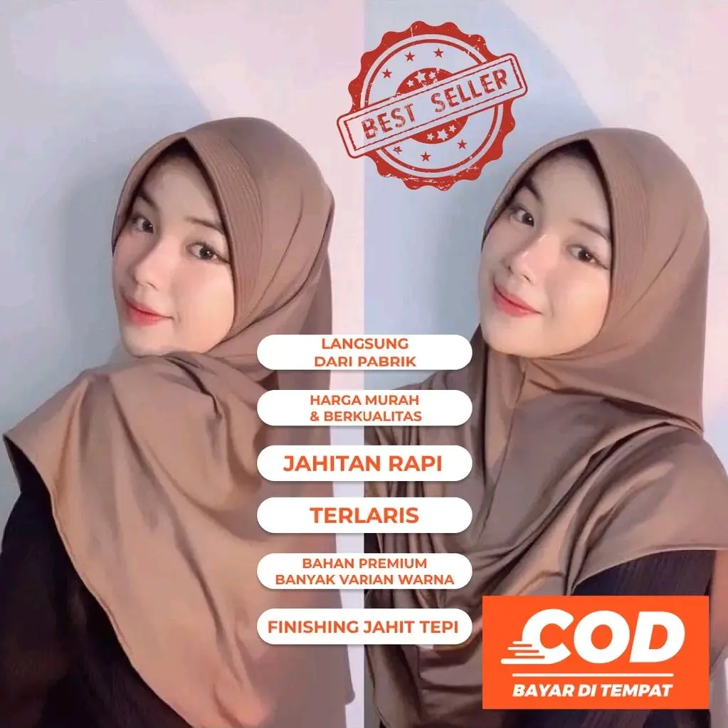 Bergo Hamidah  Premium Quality